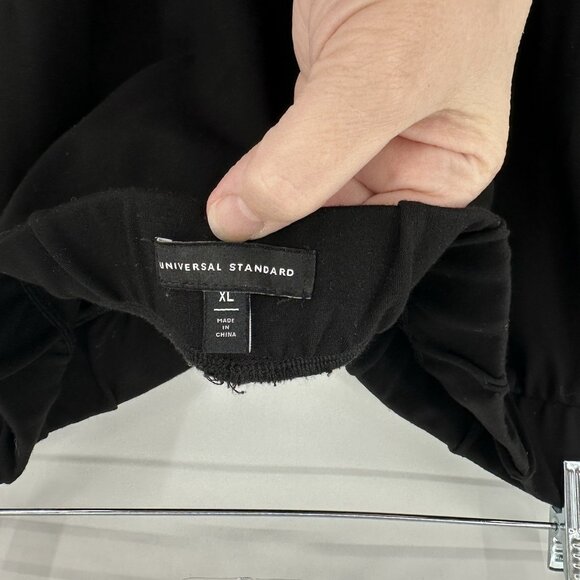 UNIVERSAL STANDARD 2 piece pant suit ponte knit black plus size L 22 24 XL 26 28 - Picture 14 of 15